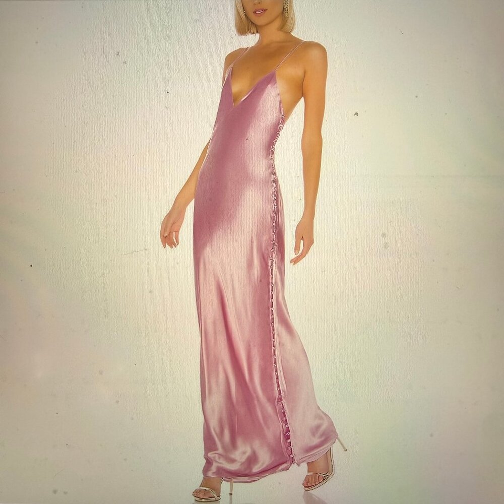 Cami NYC, The Lillian, Pink Silk Slip Dress, Medium, Excellent Condition